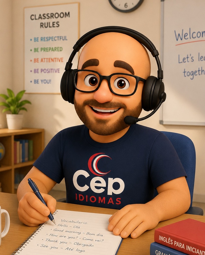 Avatar do professor César, do CEP Idiomas